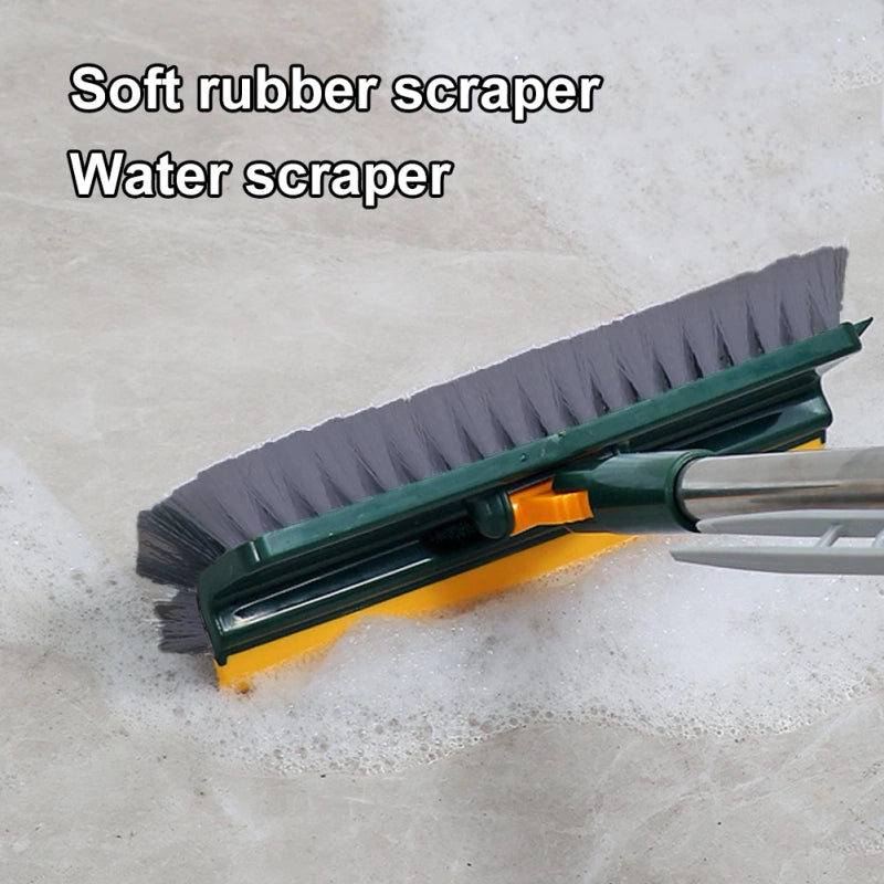 Ergonomic 3-in-1 Rotating Floor Scrub Brush