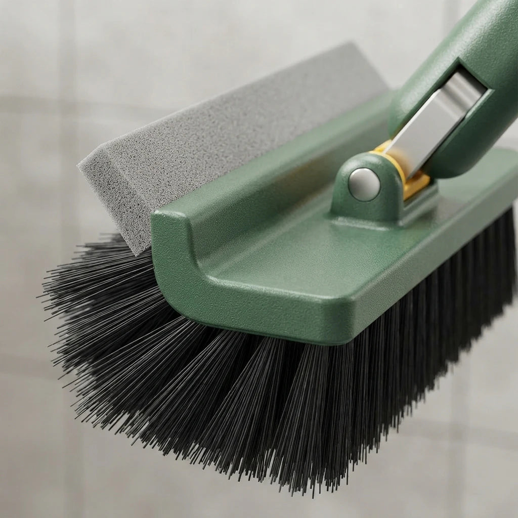 Ergonomic 3-in-1 Rotating Floor Scrub Brush