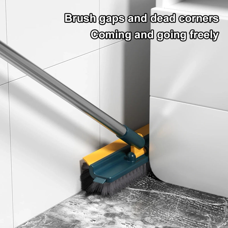 Ergonomic 3-in-1 Rotating Floor Scrub Brush