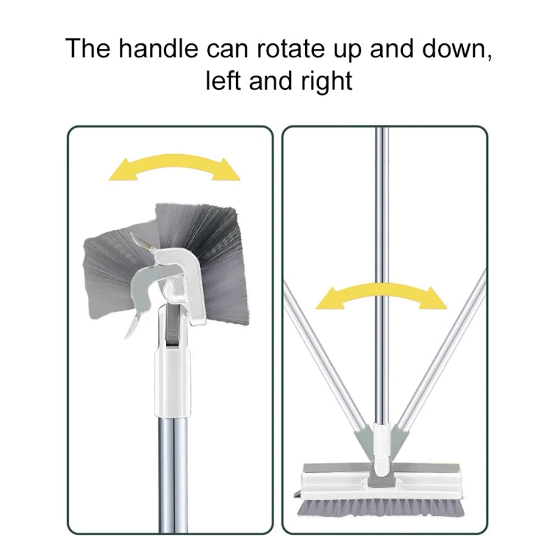 Ergonomic 3-in-1 Rotating Floor Scrub Brush