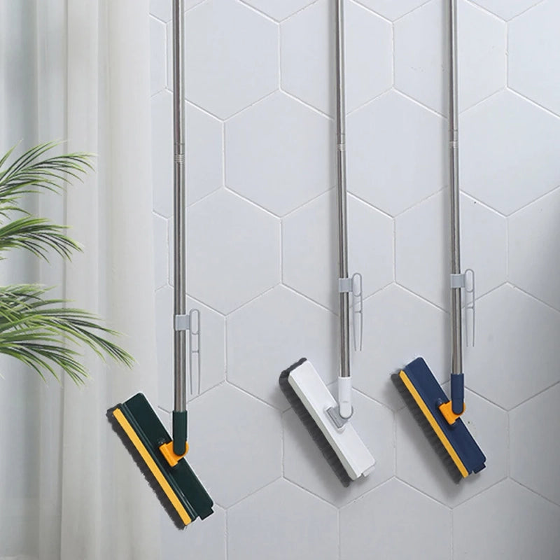 Ergonomic 3-in-1 Rotating Floor Scrub Brush